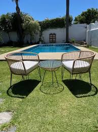 Set Gervasoni x2 — Sillones + Mesa