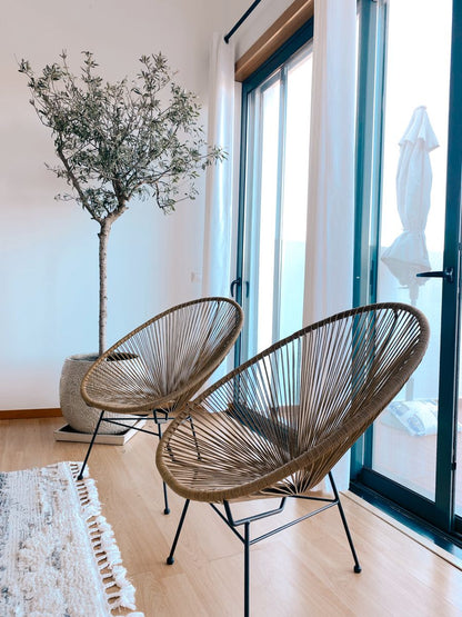 Set Acapulco Símil Yute — 2 Sillones + Mesa