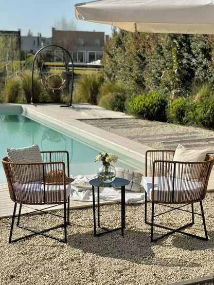 Set Gervasoni x2 — Sillones + Mesa