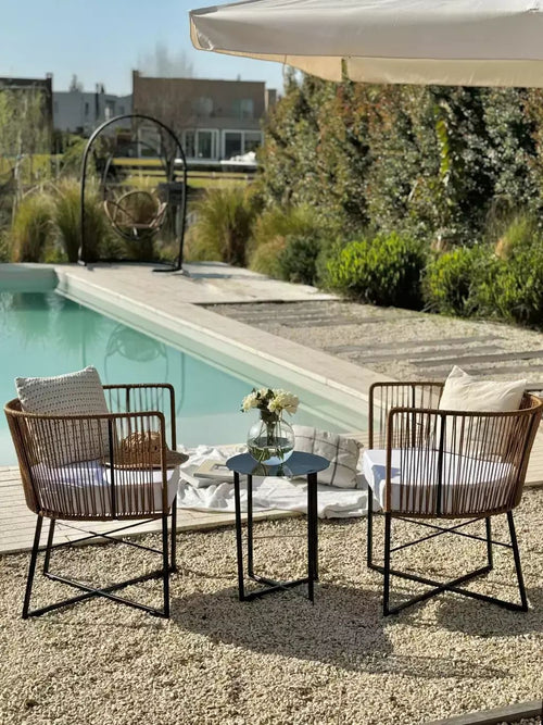 Set Gervasoni x2 — Sillones + Mesa